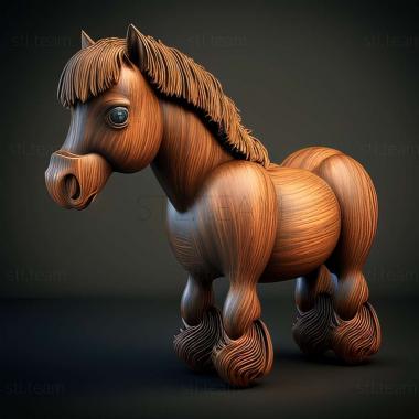 3D model Thumbelina dwarf horse famous animal (STL)